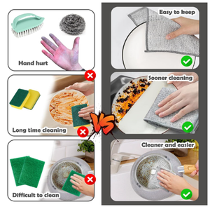 Super Oferta pack 10 Paños Aluminio - Limpieza sin rayones 2 X 1