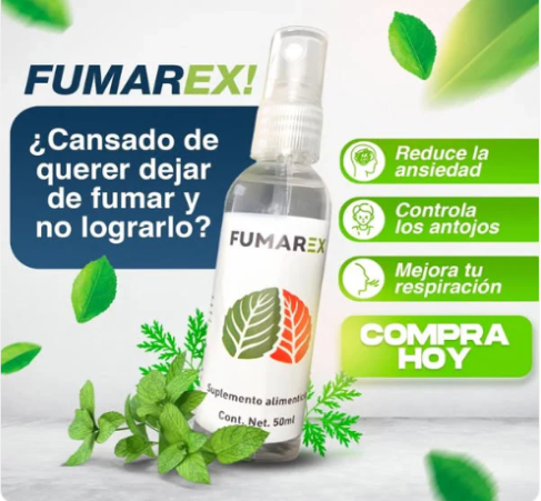 FUMAREX – Gotas naturales para dejar de fumar