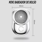 🪒 Mini Afeitadora Eléctrica Portátil – Recargable
