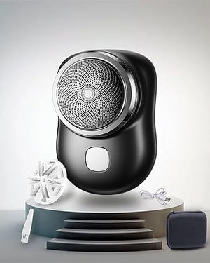 🪒 Mini Afeitadora Eléctrica Portátil – Recargable